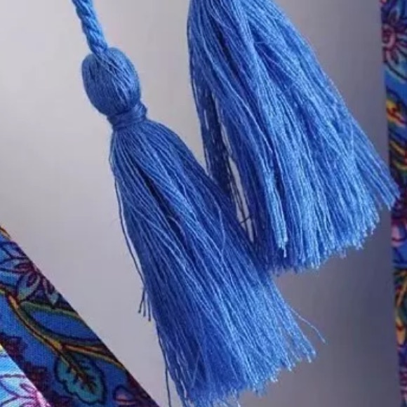 Boho Floral Bird Gypsy Print Maxi Long Dress - Picture 7 of 12